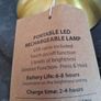 Two LED portable rechargeable lamps Image 3
