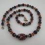 Vintage Venetian Style Mix Eyes & Trade Glass Beads Necklace Image 5