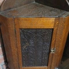 antique corner unit