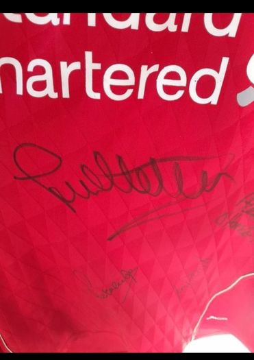 Liverpool FC signed Home Jersey