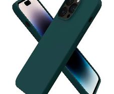 Liquid Silicone Case For Apple iPhone 14 Pro Max Luxury Thin Phone Cover Green
