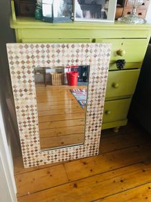 Beautiful shell mirror