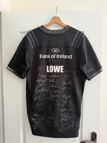 autographed rugby James Lowe & squad