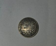 925 Silver shilling 1849