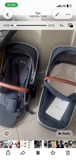 Silver Cross Wave double buggy