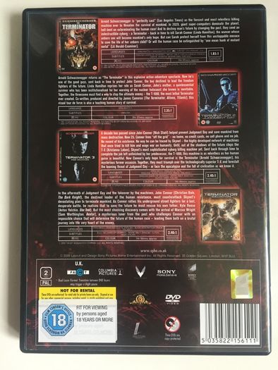 Terminator Quadrilogy (1984-2009) [4xMovie DVD]
