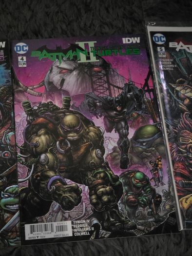 Batman/Teenage Mutant Ninja Turtles II #1-6 SET DC IDW 2018 Freddie Williams II
