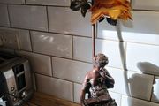 Vintage Lamp, shade damage