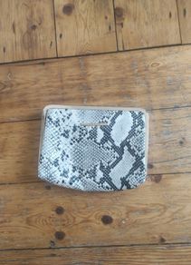 River island Snakeskin Clutch bag