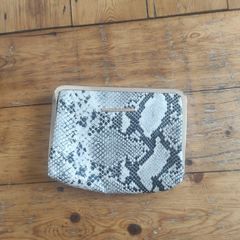 River island Snakeskin Clutch bag