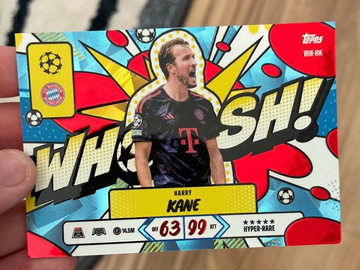 Topps  Match Attax 26/27 Harry Kane Whoosh Hyper-rare