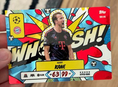 Topps  Match Attax 26/27 Harry Kane Whoosh Hyper-rare