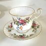 Royal Albert moss rose 15pc coffee set Image 8