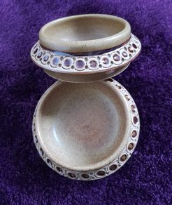 Vintage - Pair of Jersey Pottery - Salts