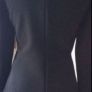 top zara long sleeve round neck suit fabric top with peplum Image 6