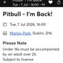 Pitbull Tickets Image 2