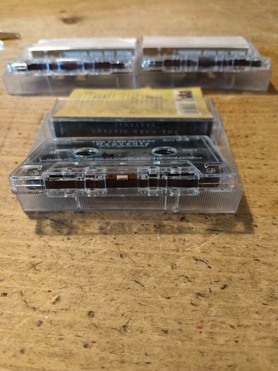 vintage cassette tapes from the Irish musical group The Vard Sisters, music collection "Music for Your Wedding" edited by Margaret Daly. Three cassette tapes featuring Christian and wedding music