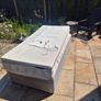 Single bed with Mattress and mattress topper Image 3