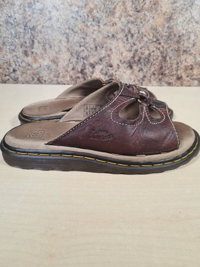 Womens Vintage Dr Martens 3a81 Butterfly  Sandals Peanut Sandals Brown Leather Size Uk 6 Eu 39