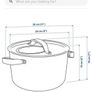 pot with lid, stainless steel/grey, 5 L Image 6