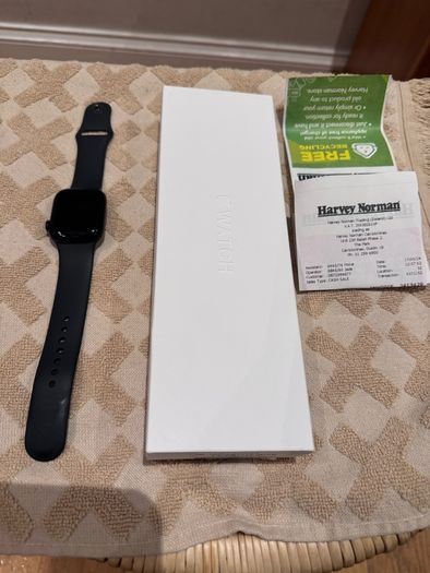 Apple Watch Series 9 41mm Black Sport Band M/L