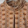 dress Bnwt mustard & tan high neck midi dress size 10 Image 6