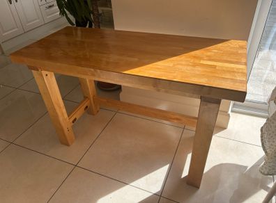 Solid Wood Desk / Study Table (120cm x 53cm x 73cm)