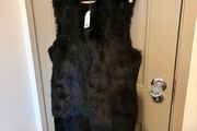 New with tags Topshop faux fur gilet size 10