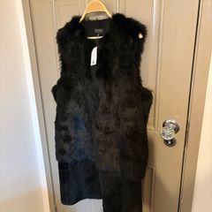 New with tags Topshop faux fur gilet size 10
