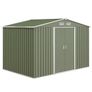 Garden Shed 9x6 ft Light Green Image 2