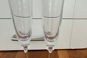 2 Galway Crystal Champagne Glasses