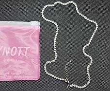 Lynott Regina Tennis Necklace in Silver Colour