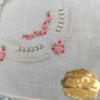 A Pair of Boxed Mid Century Estonia Opal Laced Hankerchiefs Image 2