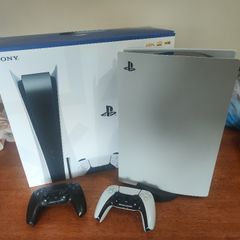 PS5 Disc Edition with 2TB expanded Storage and 2 controllers.