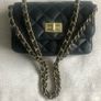 Genuine leather navy bag Image 5