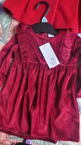 xmas dress and coat 6-9mths brand new