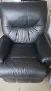 Black recliner chair