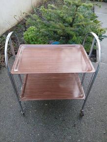 Vintage GERLINOL Folding Bar Cart
