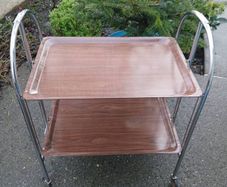 Vintage GERLINOL Folding Bar Cart