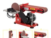 375W Multi-Function Abrasive Sanding Machine Desktop Belt Disc Sander Handmade Woodworking Grinding Polishing Power Tools