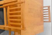 Wooden table with 4 chairs