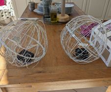 Decorative hanging balls with lights