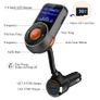 FM Modulator Car Bluetooth FM Transmitter Aux Out Handsfree Car Kit Music Player Auto Scan Frequency with Micro SD Card Slot Image 6