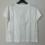 White Cropped Teddy Bear Graphic T-Shirt - Size S Image 4