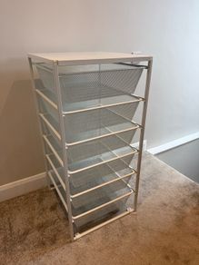 Ikea drawers chest storage metal wardrobe insert