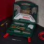 Bosch 70-Pieces X-Line Titanium Drill and Screwdriver Bit Set (for Wood, Masonry and Metal, Accessories Drills) Image 2