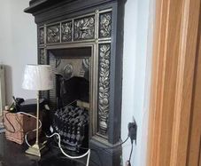 cast iron fireplace
