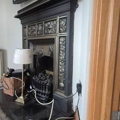 cast iron fireplace