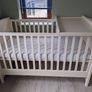 Baby Elegance Sonja Convertible Cot Bed with Changing Table, Mattress & Changing Mat Image 4