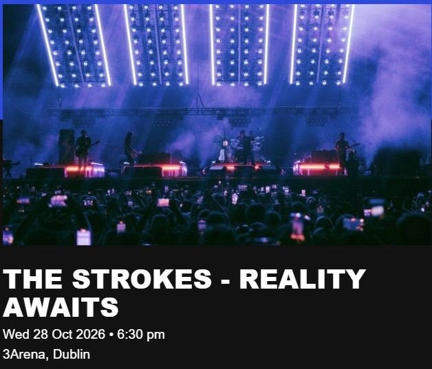 The Strokes Ticket